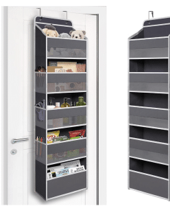 Over Door Organizer with 5 Large Pockets