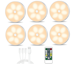 LED Closet Lights Motion Sensor Puck Light