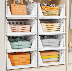 Stackable Closet Storage Basket