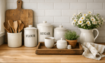 Farmhouse Kitchen Countertop Decor: Cozy, Rustic Ideas (That Actually Feel Welcoming, Not Like a Cracker Barrel)